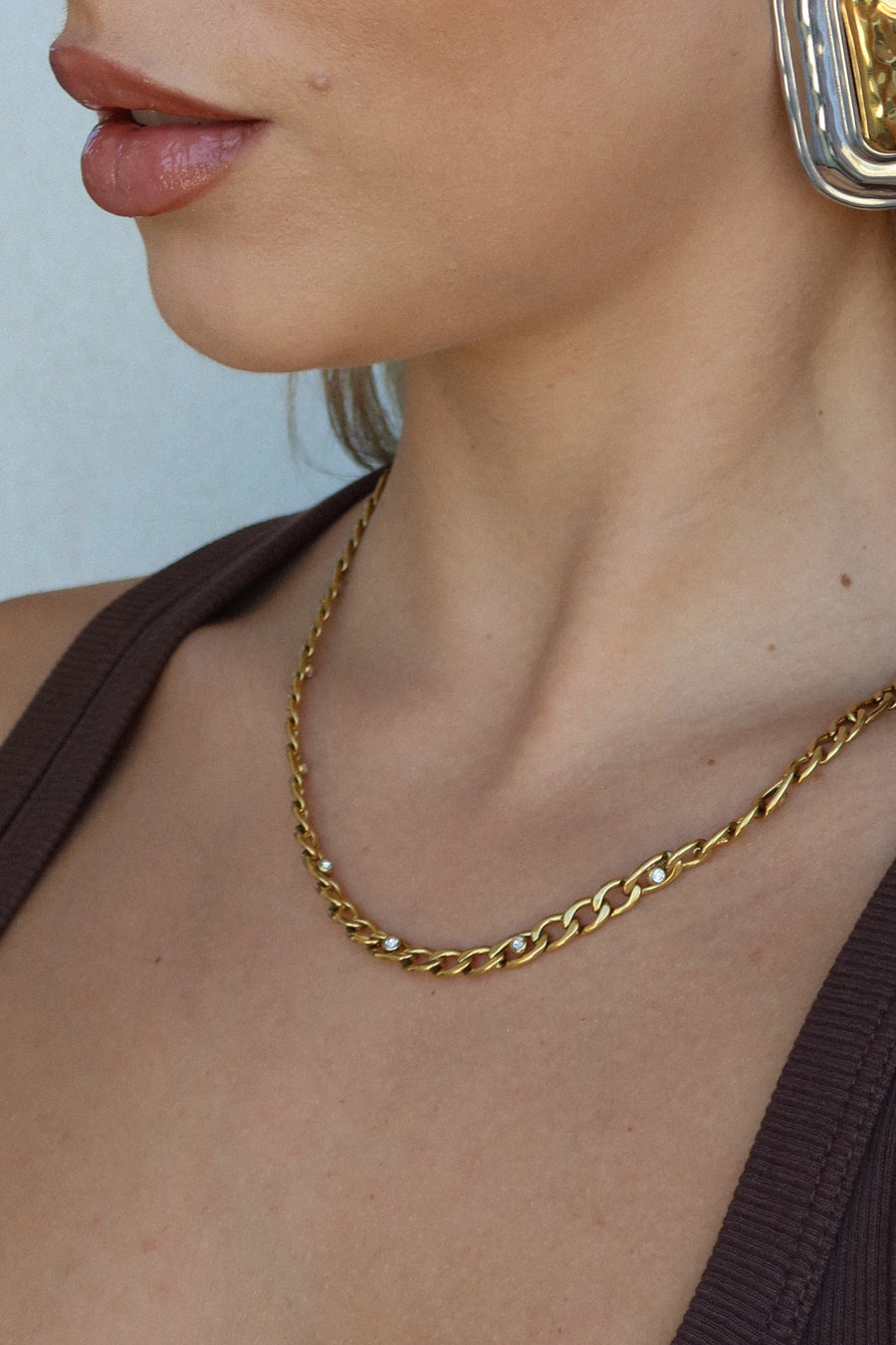 Colar Golden Link