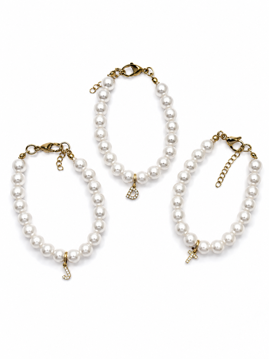 Pulseira Initial Pearl