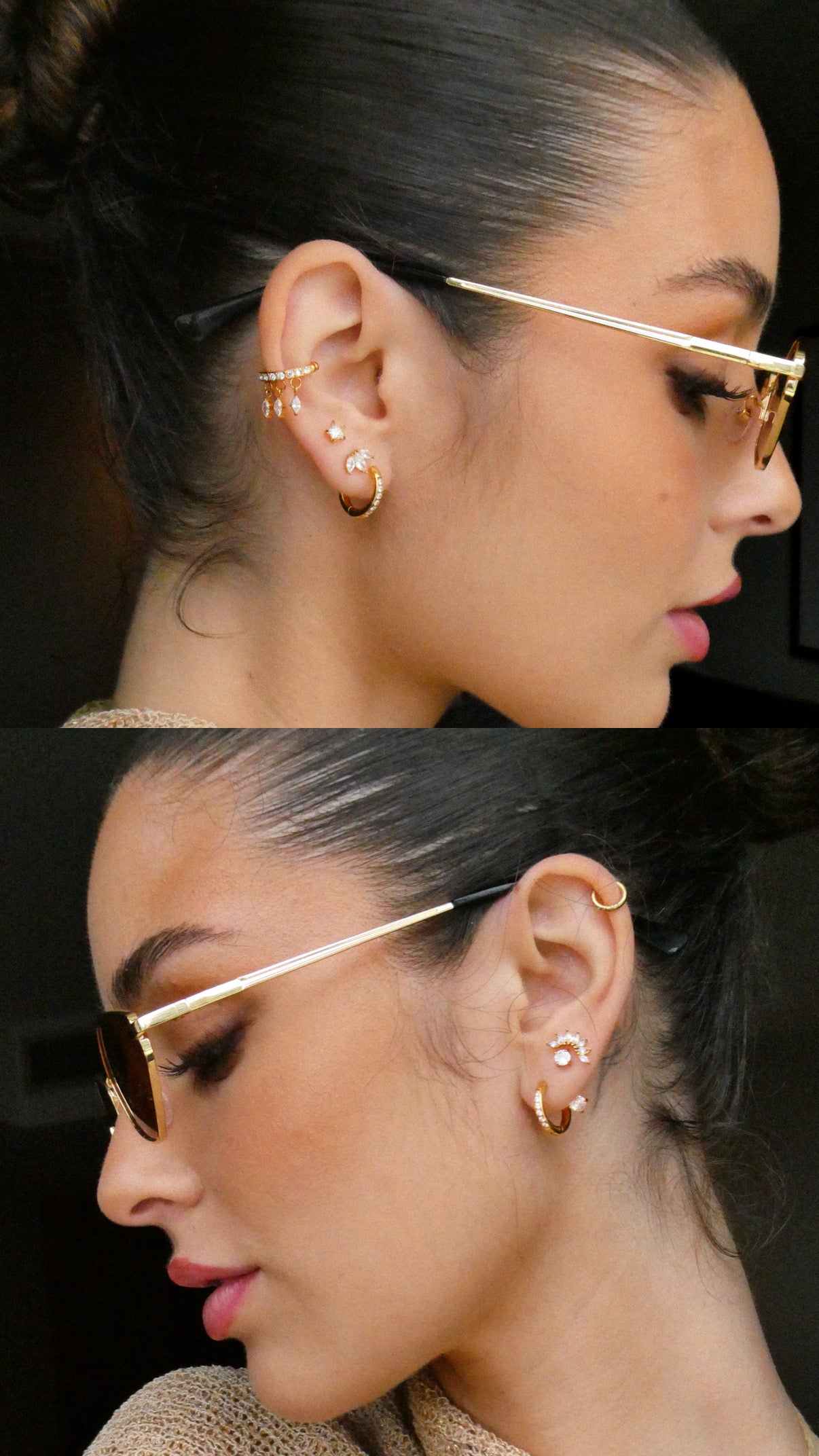 Conjunto de brincos Starlight