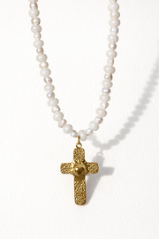 Colar Pearl Cross